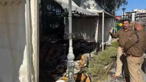 विश्व आयुर्वेद कांग्रेस एक्सपो में लगी आग, तंबू और सामान जलकर खाक….