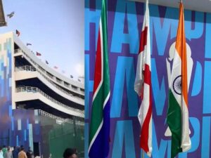 Champions Trophy: विवाद के बाद पीसीबी ने कराची स्टेडियम में लहराया भारत का तिरंगा…