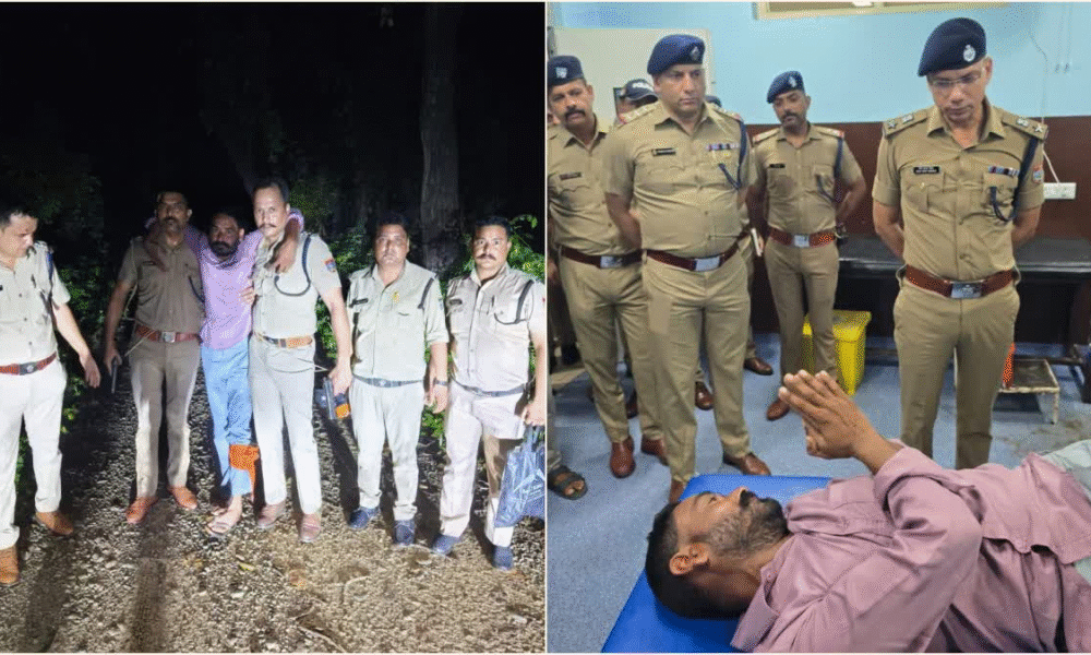 Criminal injured in police encounter