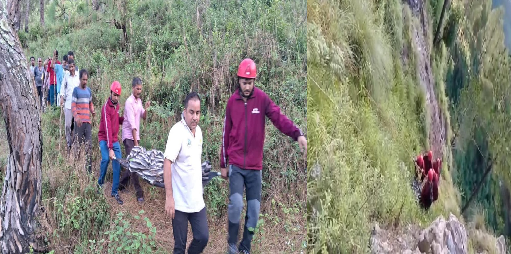 Woman rescue Uttarakhand