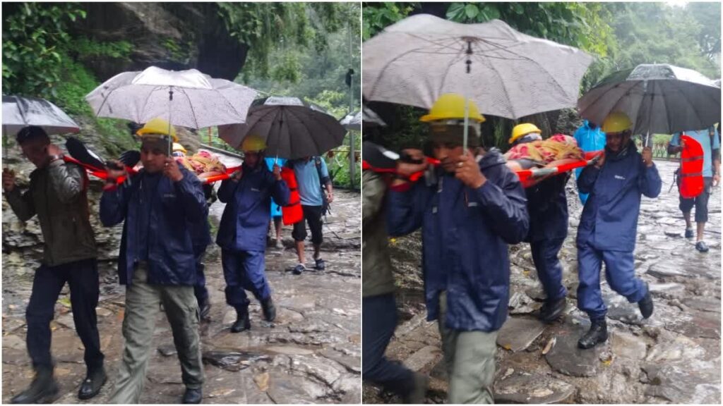 महाराष्ट्र के तीर्थ यात्री की मौत