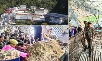 अर्धकुंवारी के पास भूस्खलन