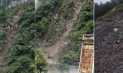 गंगोत्री–यमुनोत्री हाईवे पर भूस्खलन