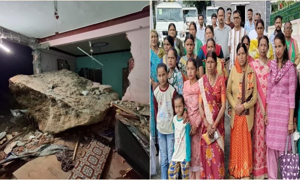 पिथौरागढ़ में भूस्खलन से सहमे ग्रामीण