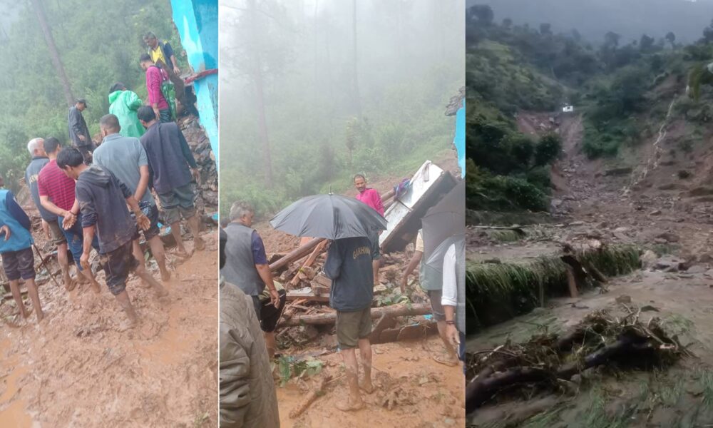 बादल फटने से तबाही