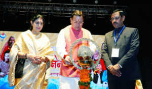 हिमालय निनाद उत्सव में सीएम धामी ने किया प्रतिभाग, कलाकारों के लिए की 4 घोषणाएं