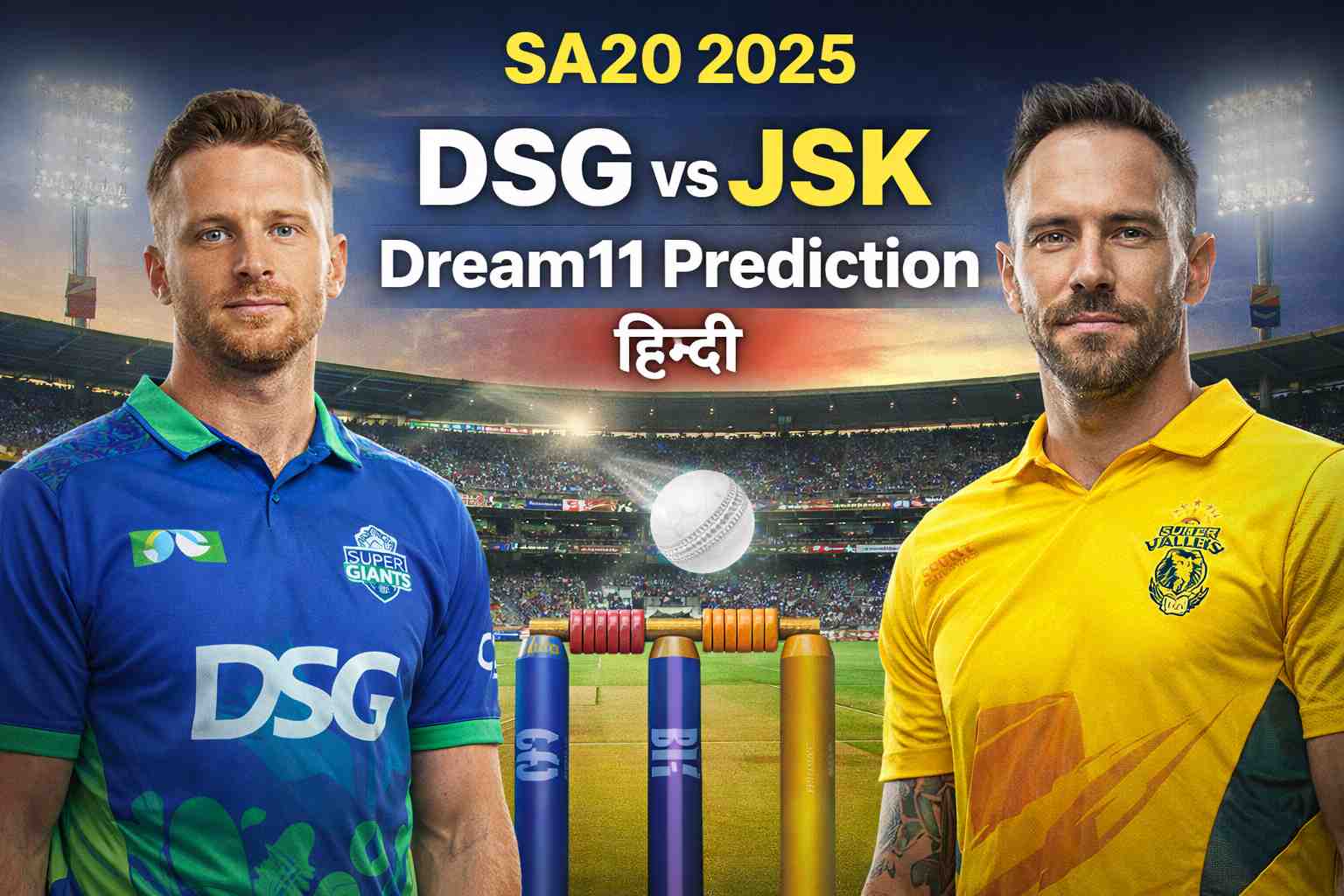 DSG vs JSK Dream11 Prediction Hindi SA20 2025 Match