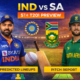 Ind vs SA 5th T20I Preview , Predicted Lineups , Pitch report