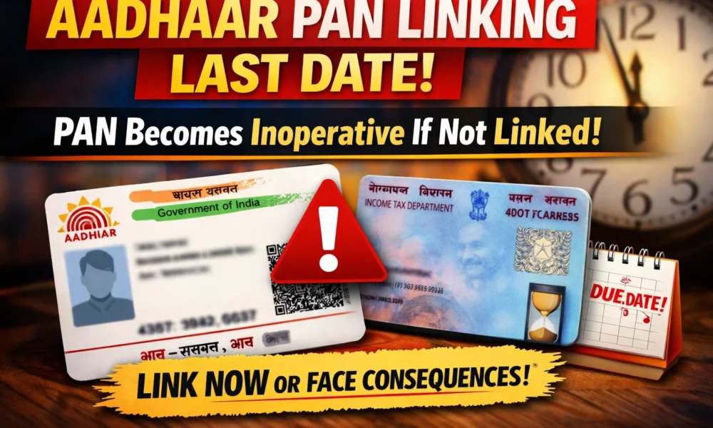 PAN Aadhaar Linking Deadline