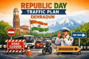 देहरादून: 26 जनवरी पर घर से निकलने से पहले देख लें ट्रैफिक प्लान, ये क्षेत्र रहेंगे प्रतिबंधित