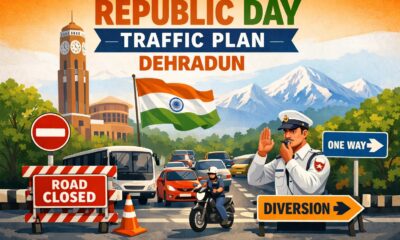 Republic day traffic plan dehradun