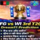 AFG vs WI 3rd T20I Dream11 Prediction