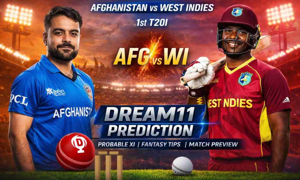 AFG vs WI Dream11 Team Today