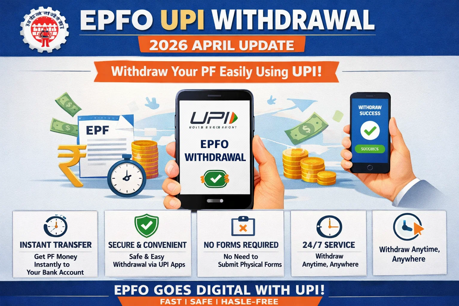 EPFO UPI Withdrawal 2026