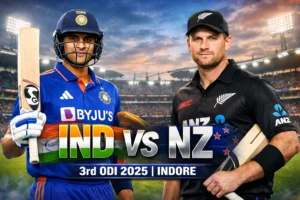 IND vs NZ 3rd ODI 2026: भारत बनाम न्यूजीलैंड निर्णायक मुकाबला – पिच रिपोर्ट, प्लेइंग XI और प्रेडिक्शन