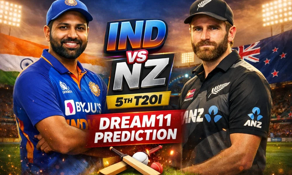IND vs NZ 5th T20I Dream11 Prediction
