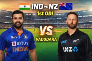 Ind vs NZ 1st ODI 11 jan 2026 : वडोदरा में इतिहास रचने को तैयार टीम इंडिया, जाने पिच से लेकर प्लेइंग XI तक सब कुछ..