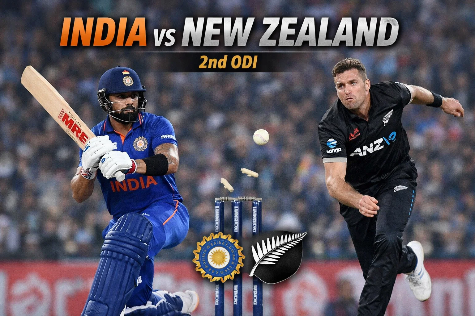 Ind vs NZ 2nd ODI