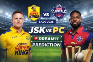JSK बनाम PC फैंटेसी गाइड: Dream11 टीम, रिस्की पिक्स और प्रेडिक्शन…