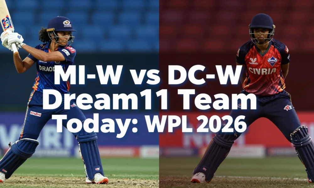 MI-W vs DC-W Dream11 Team Today: WPL 2026