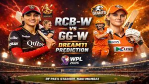 RCB-W बनाम GG-W : WPL में हाई-वोल्टेज मुकाबला आज , जाने पिच रिपोर्ट और संभन्धित प्लेईंग XI…