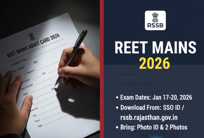 RSSB REET Admit Card