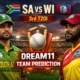 SA vs WI 3rd T20I Dream11 Team Prediction
