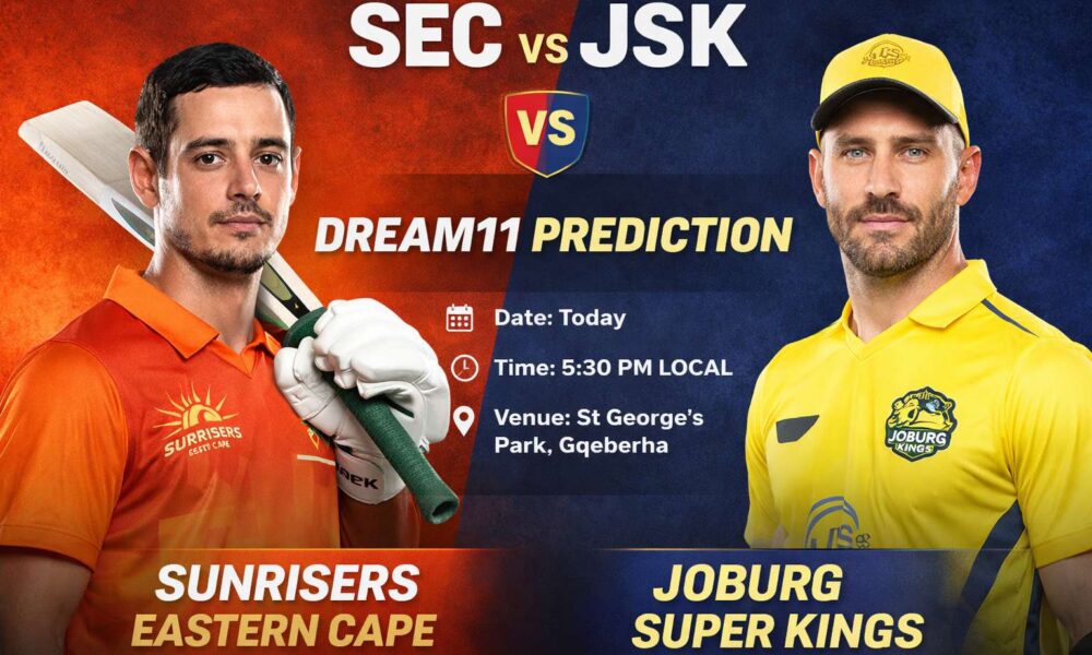 SEC vs JSK Dream11 Prediction