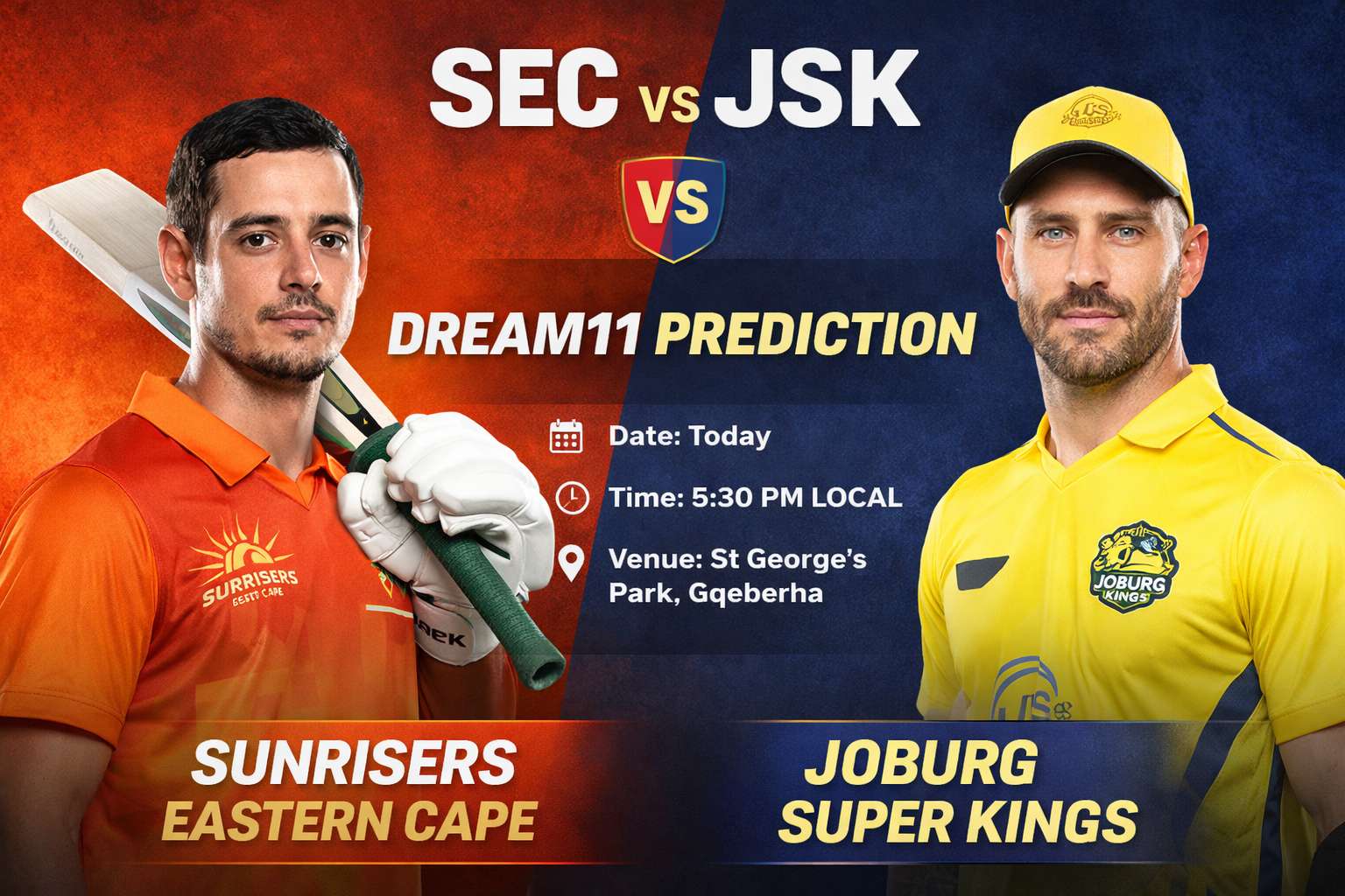 SEC vs JSK Dream11 Prediction