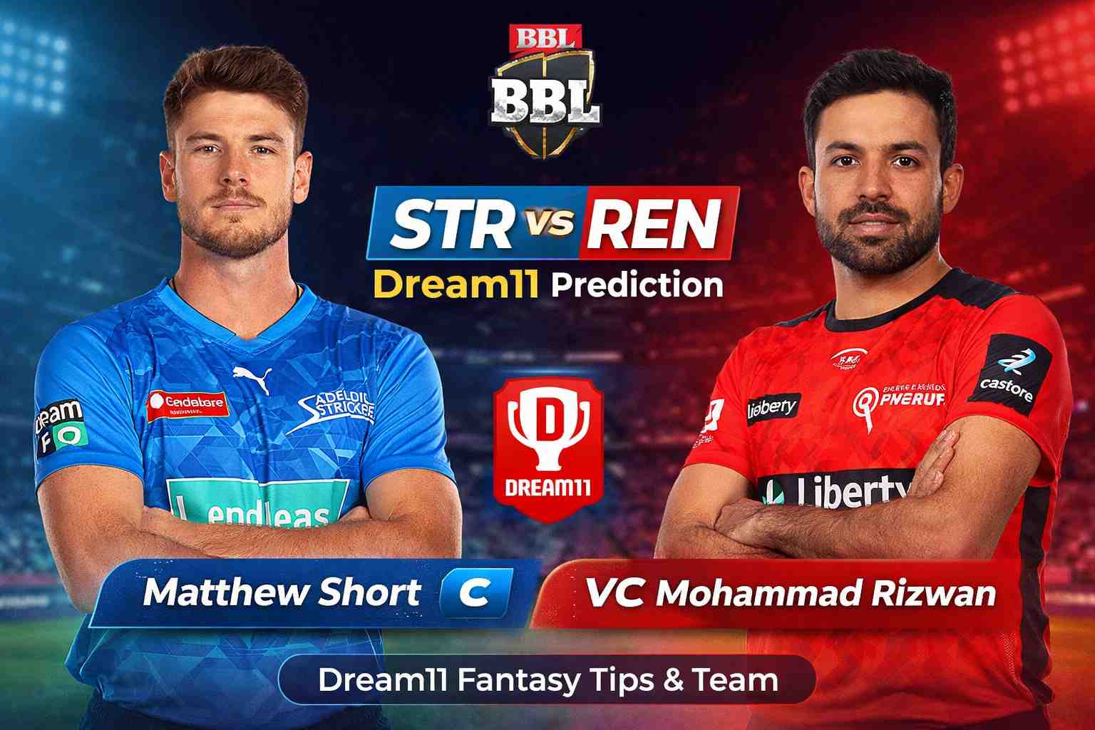 STR vs REN Dream11 Prediction