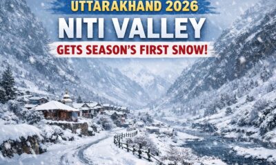 Snowfall in uttarakhand