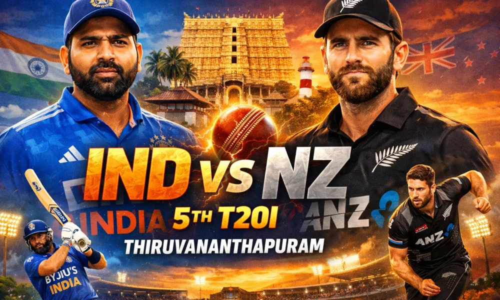 IND vs NZ 5th T20I