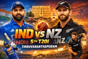 IND vs NZ 5th T20I : वर्ल्ड कप से पहले आज तिरुवनंतपुरम में होगा सीरीज का आखिरी मुकाबला…