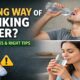 how to drink water