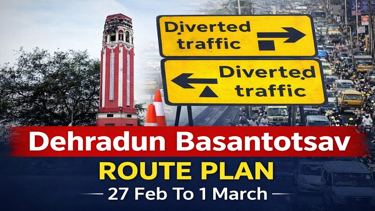 Dehradun Basantotsav Route Plan