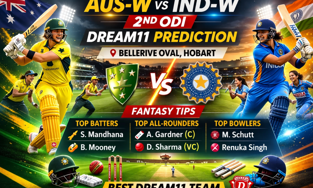 AUS-W vs IND-W 2nd ODI Dream11 Prediction