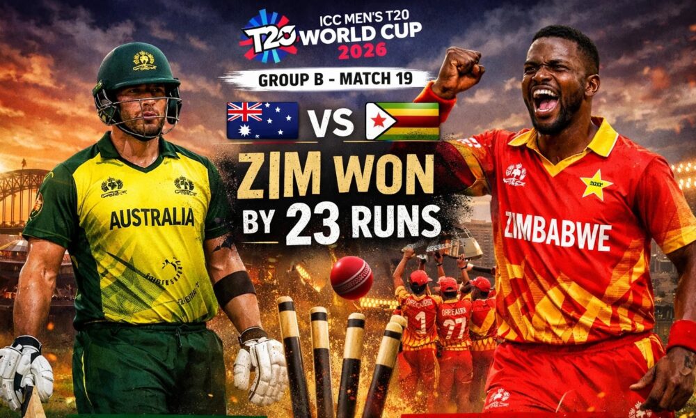 AUS vs ZIM ICC T20 WC 2026