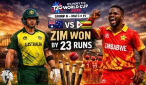 AUS vs ZIM: टी20 विश्व कप 2026 में जिम्बाब्वे ने रचा इतिहास, ऑस्ट्रेलिया को हराकर 2007 की यादें ताज़ा..