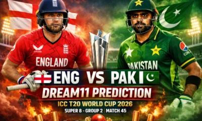ENG vs PAK Dream11 Prediction ICC T20 WC 2026 Super 8 Group 2 Match 45