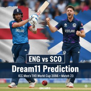 ENG vs SCO Dream11 Prediction Match 23 : पिच रिपोर्ट, संभावित प्लेइंग 11 और फैंटेसी टीम…