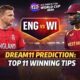 ENG vs WI Dream11 Prediction