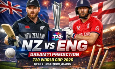 NZ vs ENG Dream11 PredictionT20 World Cup 2026 Super 8 Match