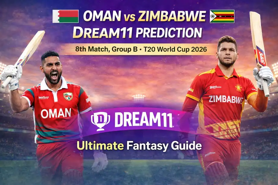 Oman vs Zim Dream11 Prediction – ICC Men's T20 World Cup 2026