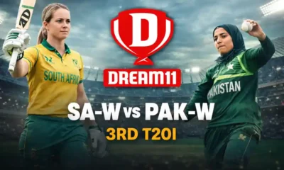 SA-W vs PAK-W Dream11 Team 3rd T20I