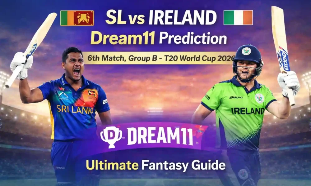SL vs Ireland dream11 prediction