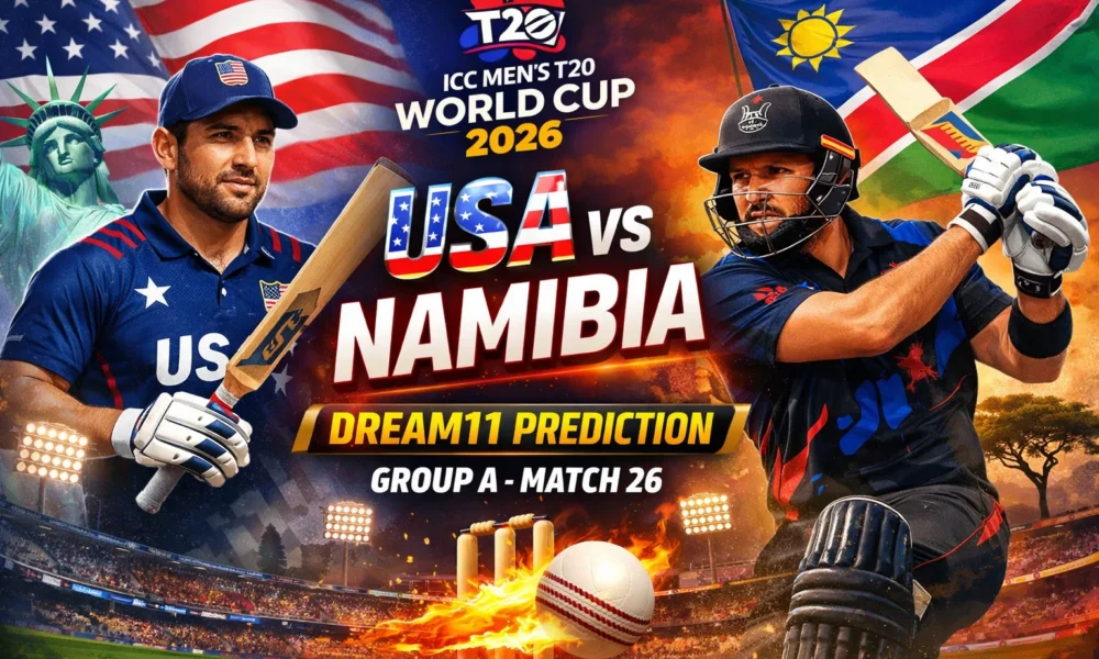 USA vs NAMIBIA Dream11 Prediction ICC Men’s T20 World Cup 2026 Group A Match 26