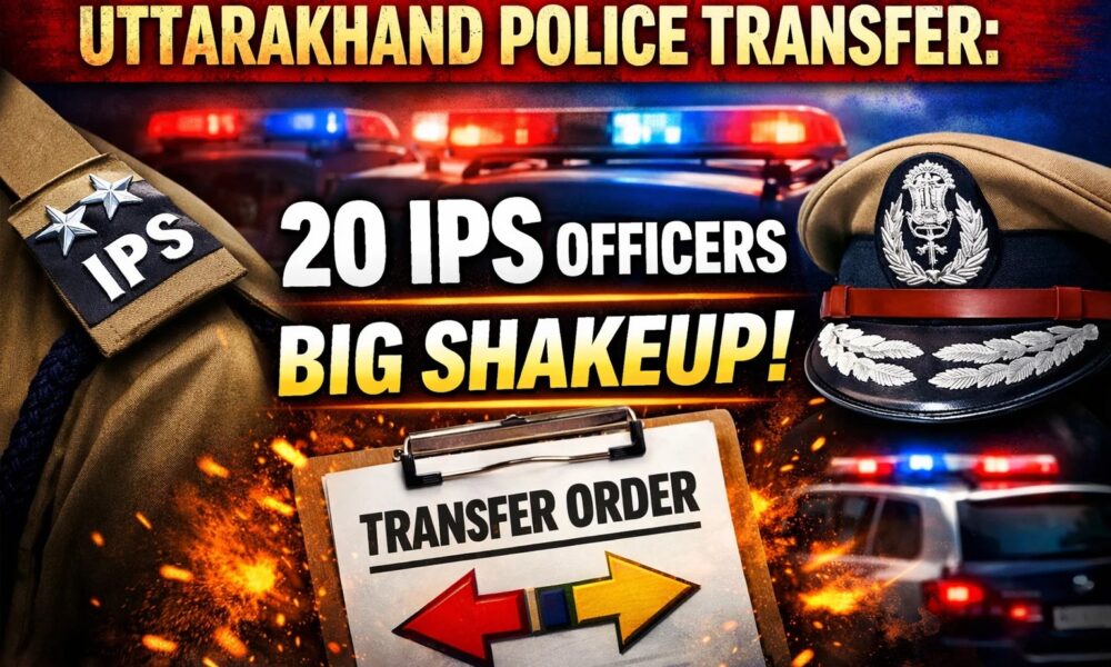 UTTARAKHAND POLICE TRANSFER