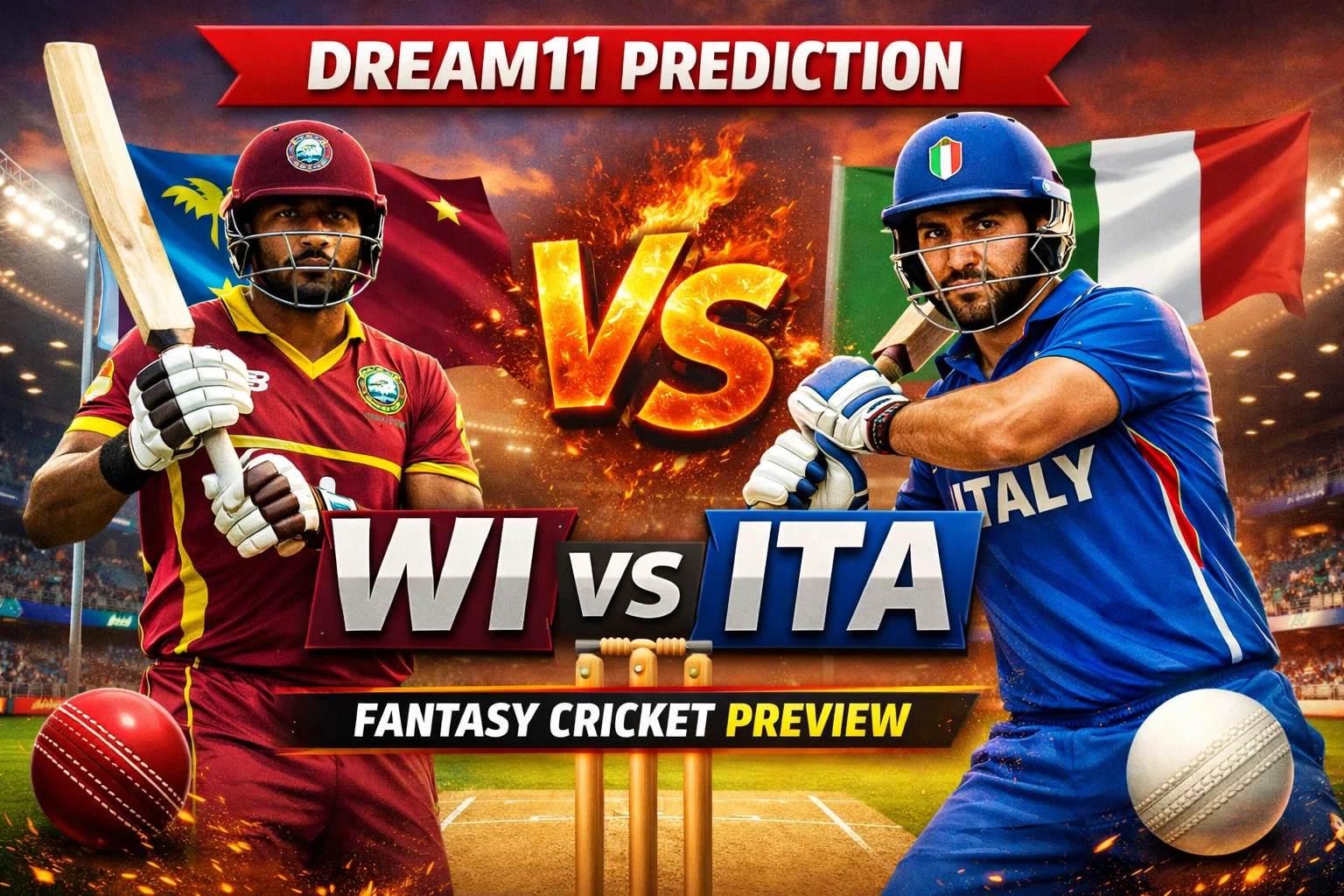 WI vs ITA Dream11 Prediction