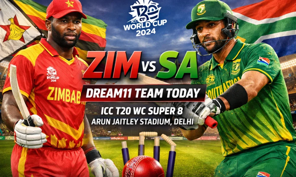 ZIM vs SA Dream11 Team Today टी20 वर्ल्ड कप 2026 सुपर 8 मैच