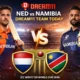 NED vs Namibia Dream11 Team Today
